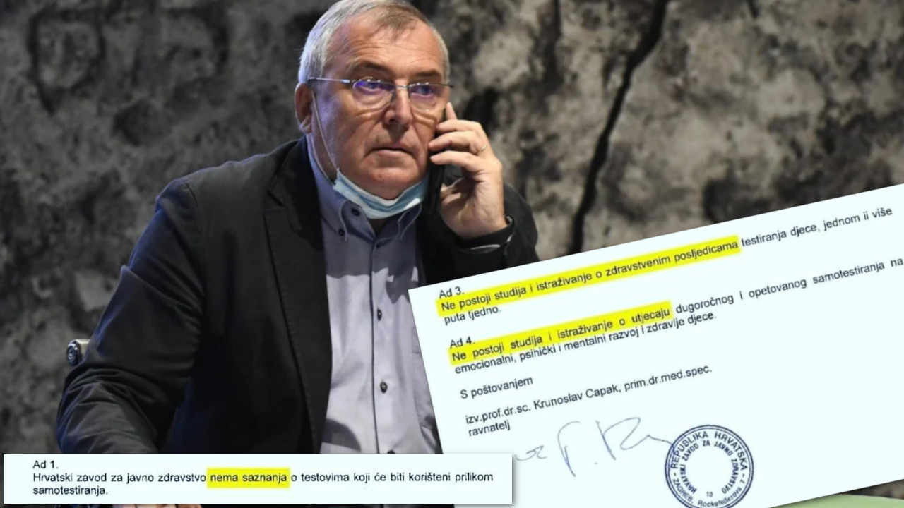 Žele testirati školsku djecu na COVID, ali nemaju nikakvih saznanja o zdravstvenim posljedicama testiranja?!
