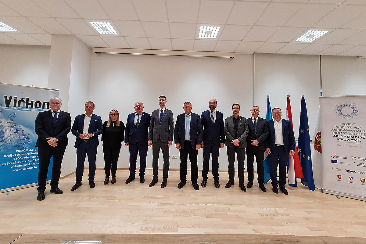 Završio projekt �Poboljšanje vodnokomunalne infrastrukture aglomeracije Virovitica�