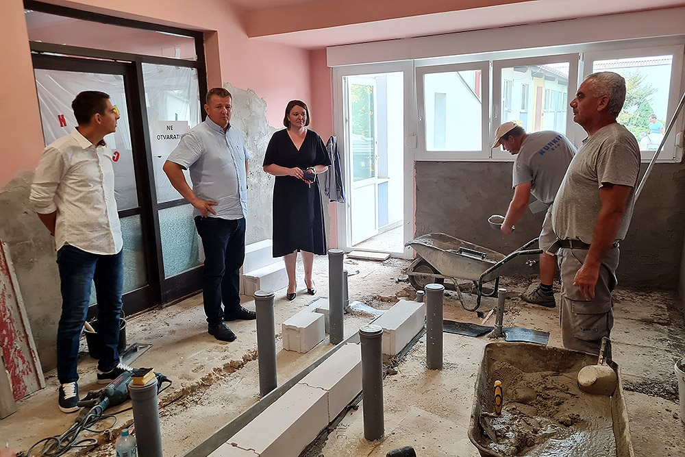 U tijeku sanacija sanitarnih čvorova u zgradi 3 Dječjeg vrtića Cvrčak