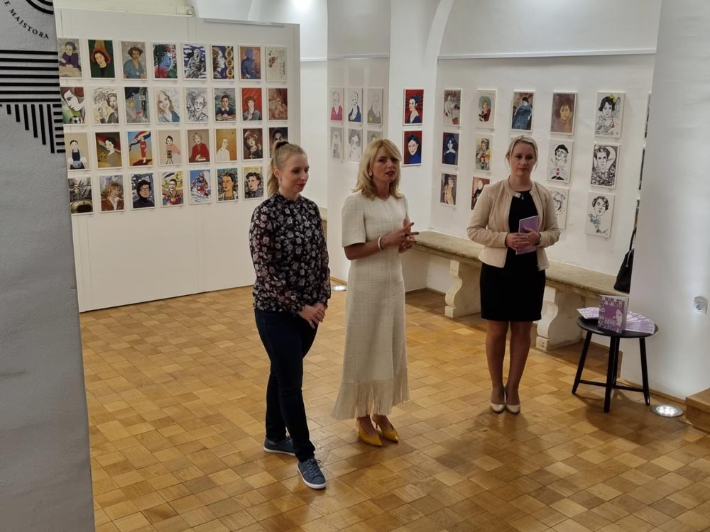 Otvorena izložba ilustracija neustrašivih žena hrvatske povijesti i sadašnjosti