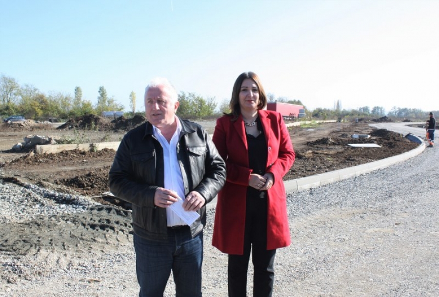 Županica Jozić obišla radove na izgradnji komunalne infrastrukture u Gospodarskoj zoni Novi Bešinci 