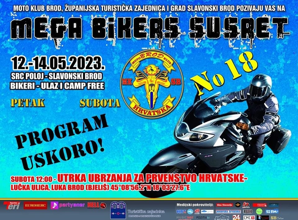 Poznati bendovi koji će nastupati na 18. Mega Bikers susretu!