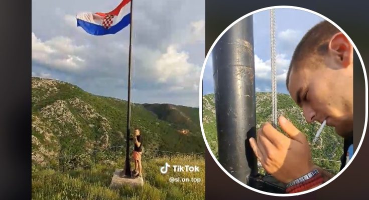 Skinuli hrvatsku zastavu  u rodnom mjestu četničkoga vojvode Momčića Ćujića, njihov pritvor nitko nije ni tražio 