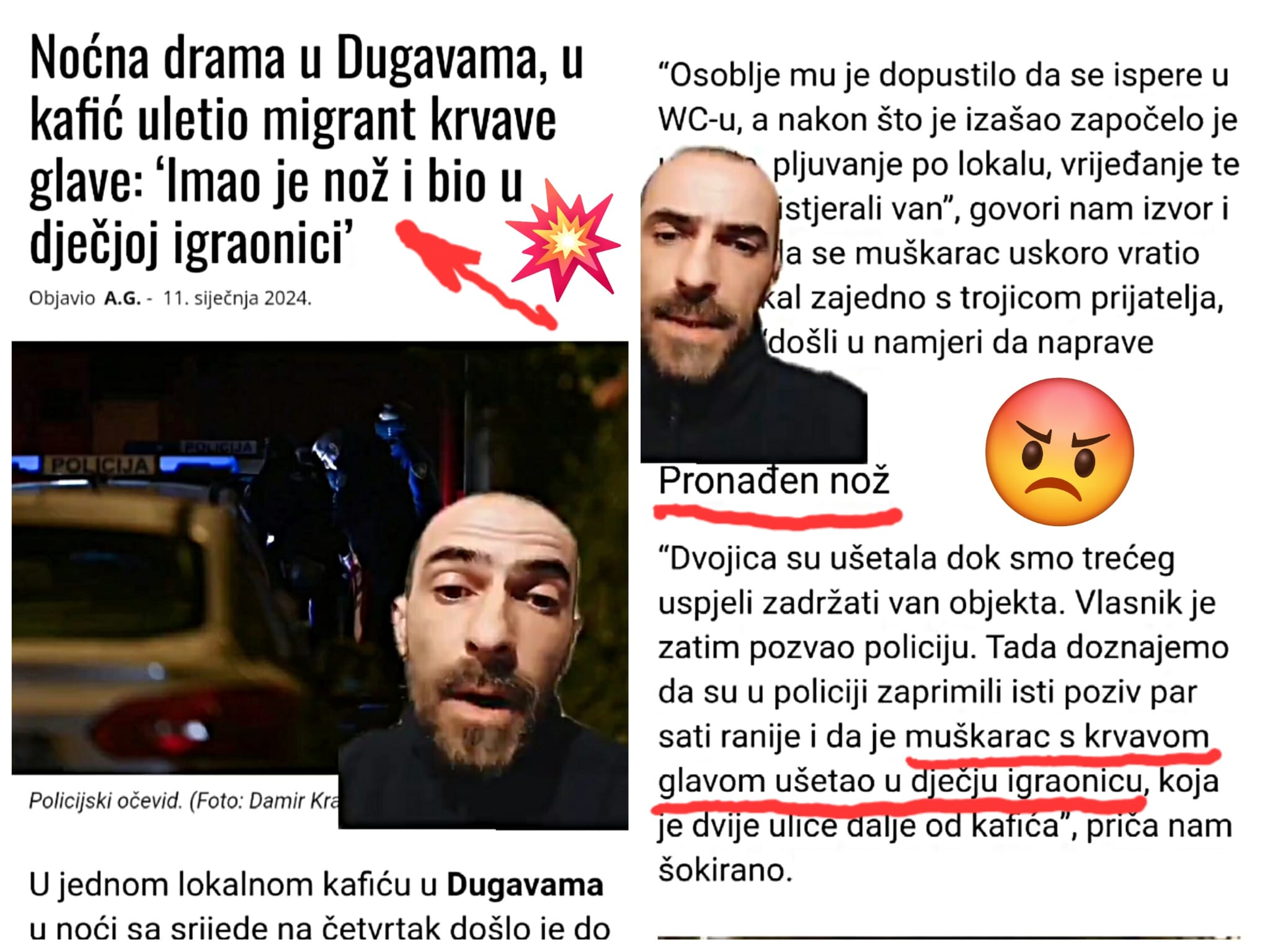 Oligarhijski propusti NEmožemo: Krvavi migrantski teror u Zagrebu i šutnja dnovinarstva