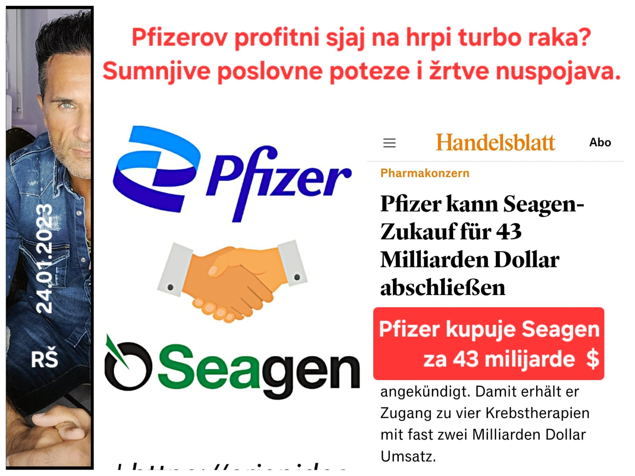 Pfizerova mračna profitna igra: Povećan rizik od turbo raka nakon cijepljenja