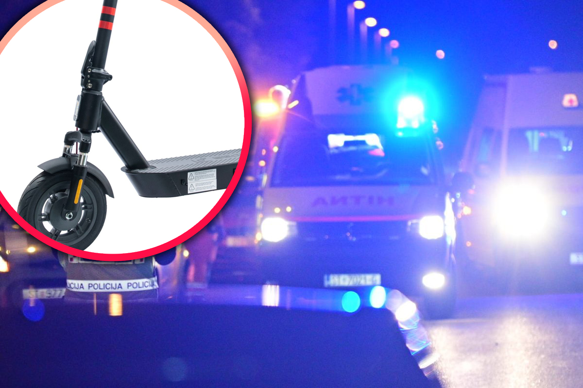 U sudaru poginulo dijete na električnom romobilu