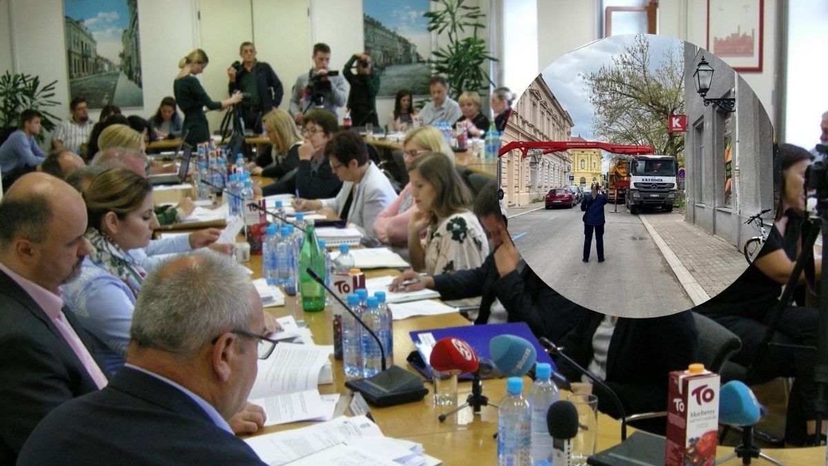 Za redarku osuda, za vijećnicu  kokoš i tišina